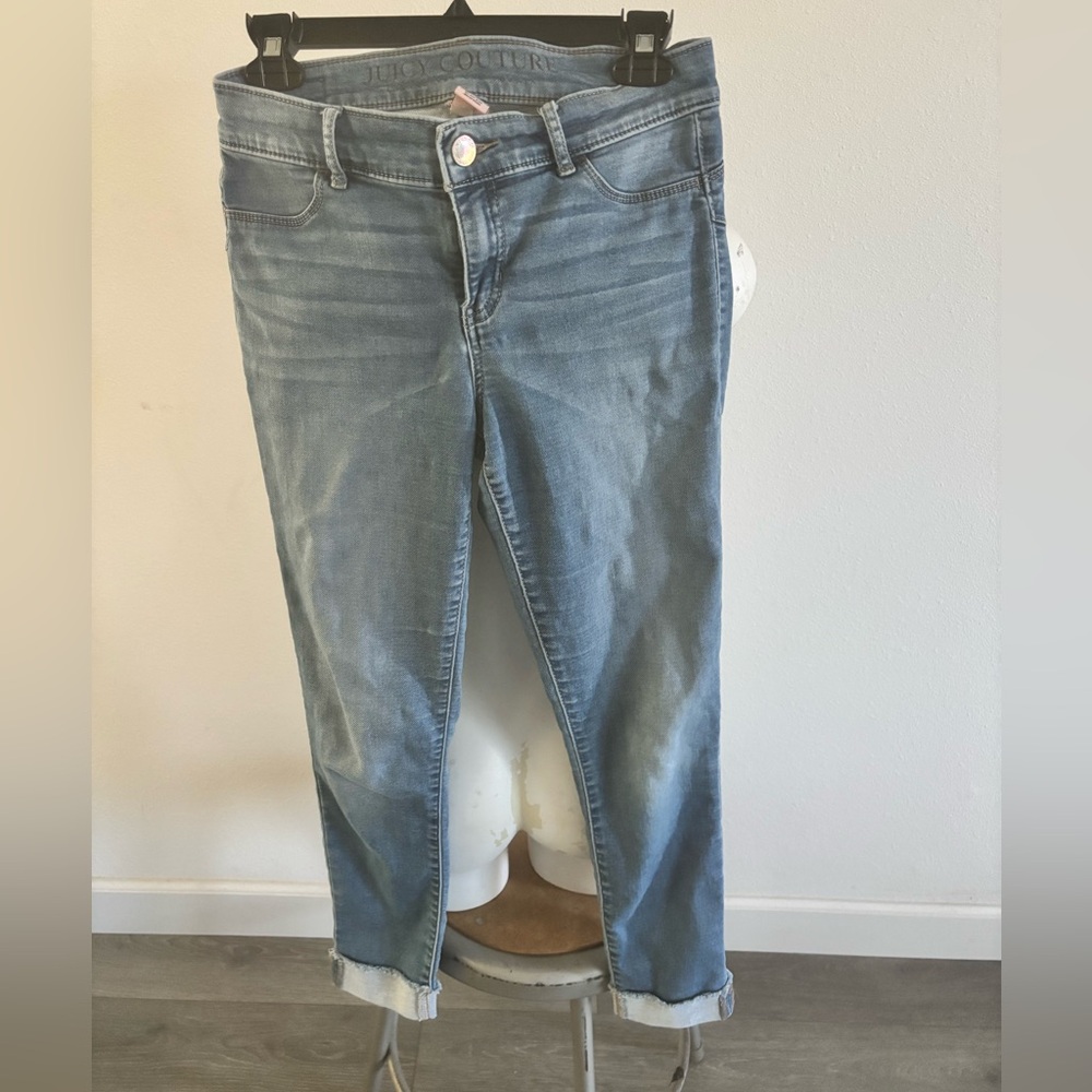 Juicy Couture Light Blue Cropped Jeans